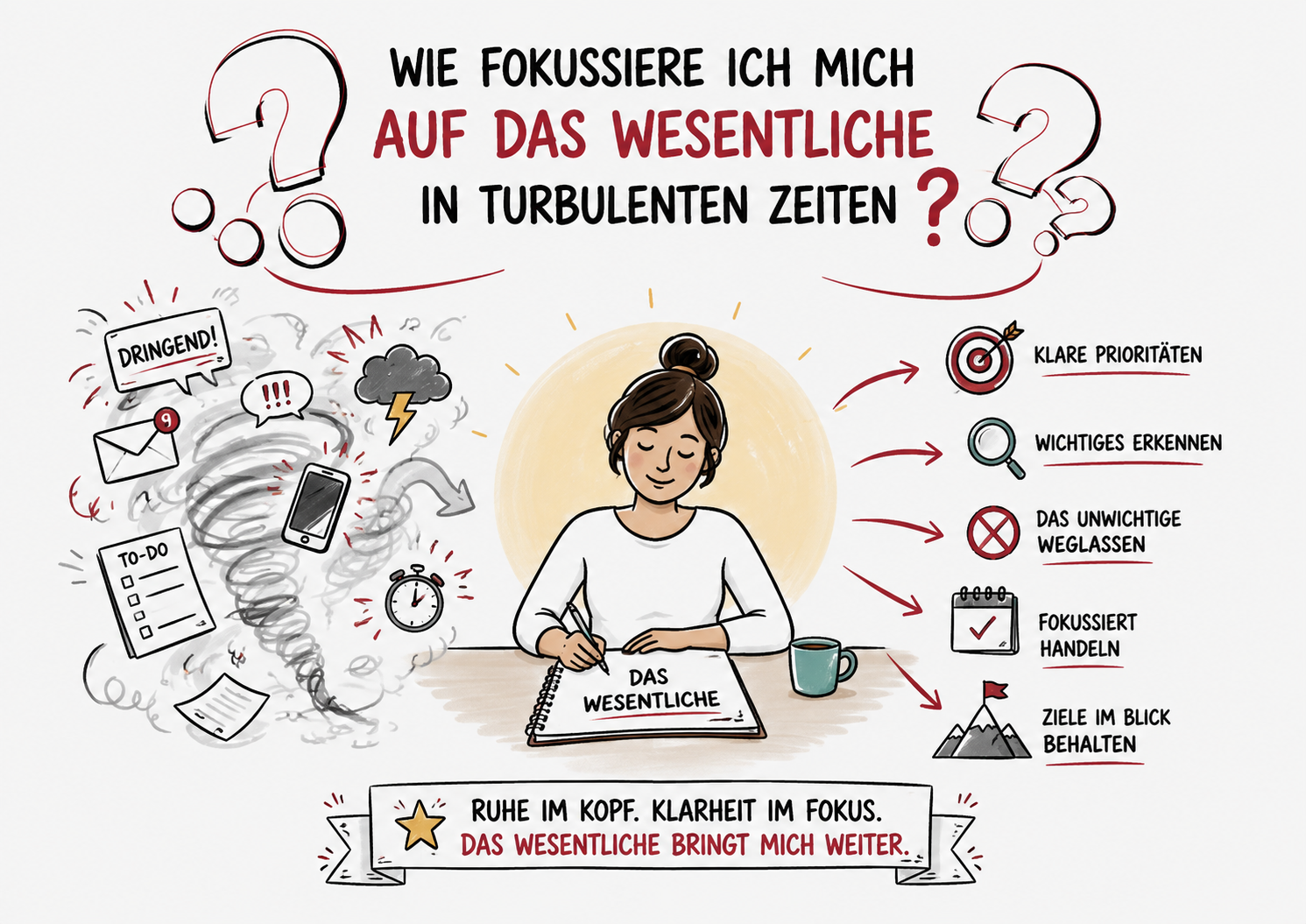 Auf das Wesentliche foussieren